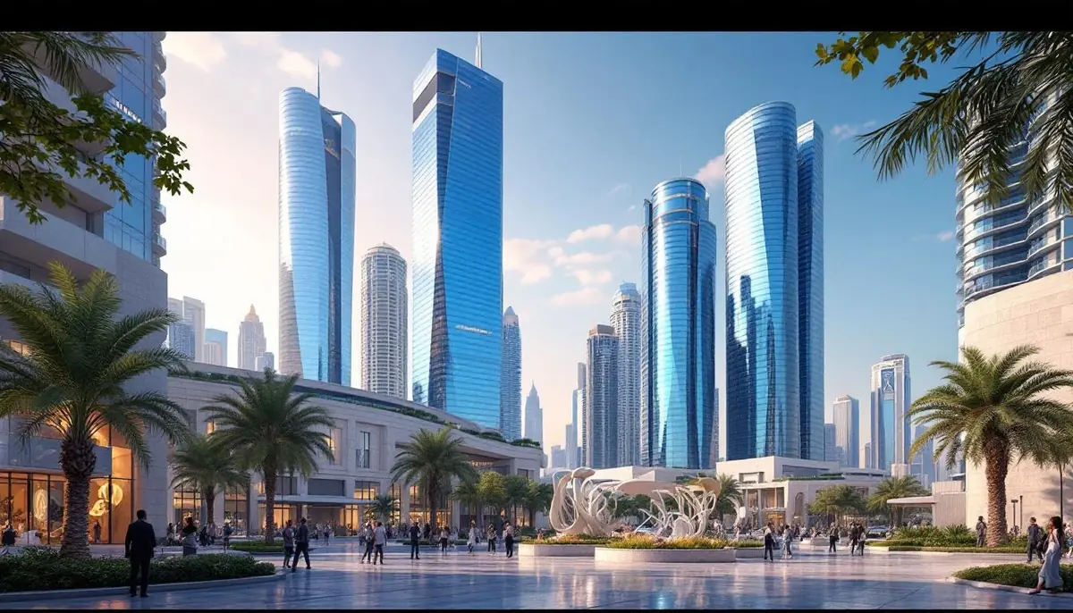 Le quartier de downtown à Dubaï : entre art, affaires