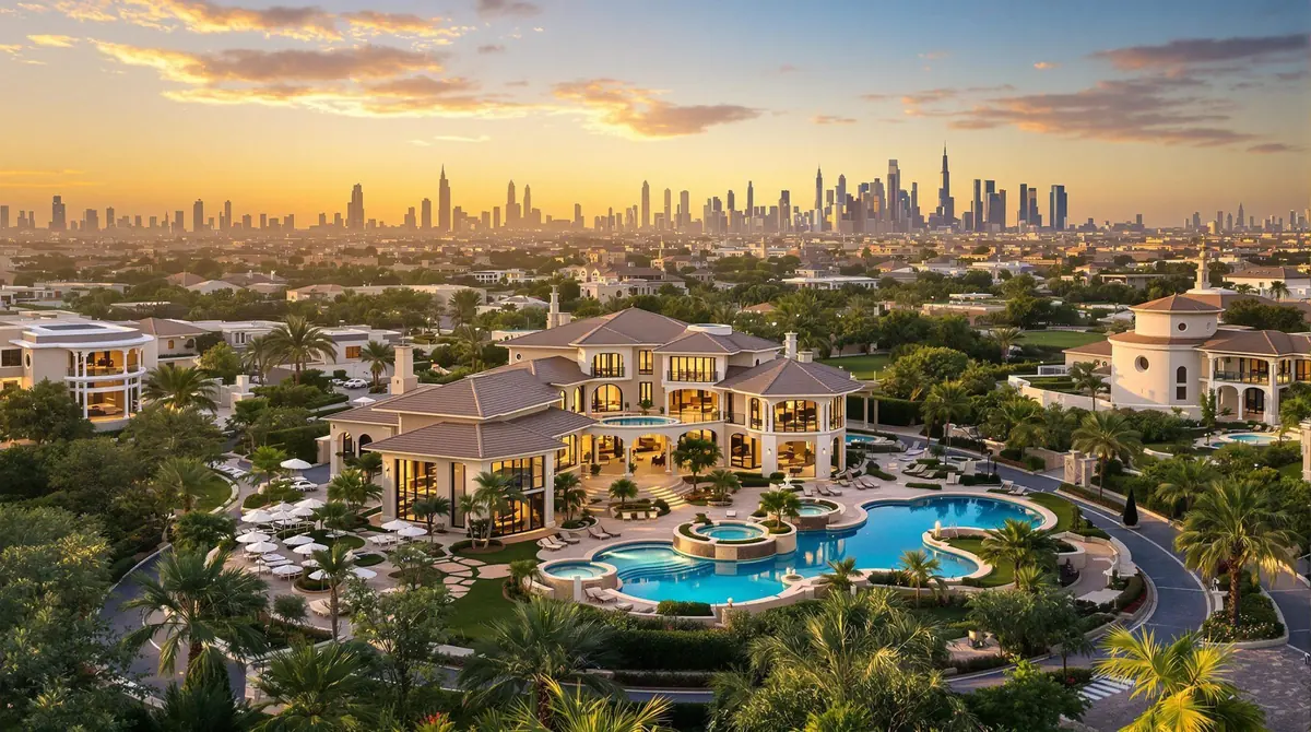 Gamme de prix des villas de luxe à Dubaï par quartier