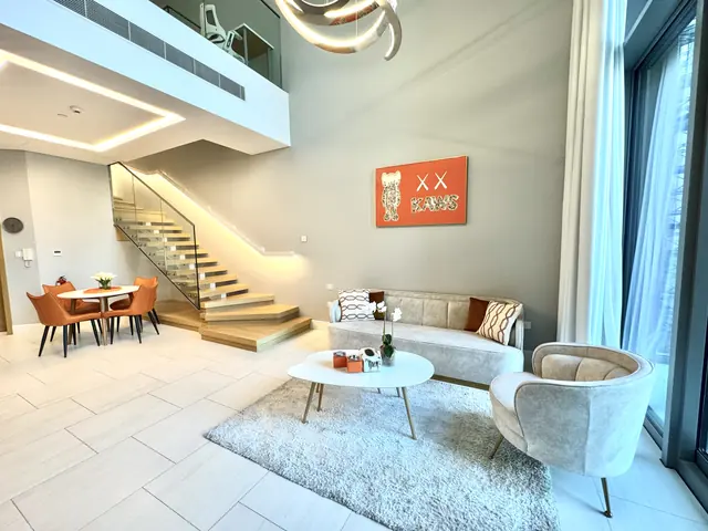 Duplex Meublé 1 Chambre en Étage Élevé au SLS Dubai, Business Bay