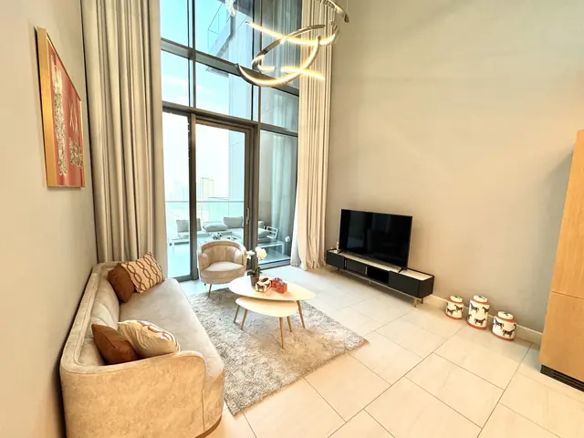 Duplex Meublé 1 Chambre en Étage Élevé au SLS Dubai, Business Bay