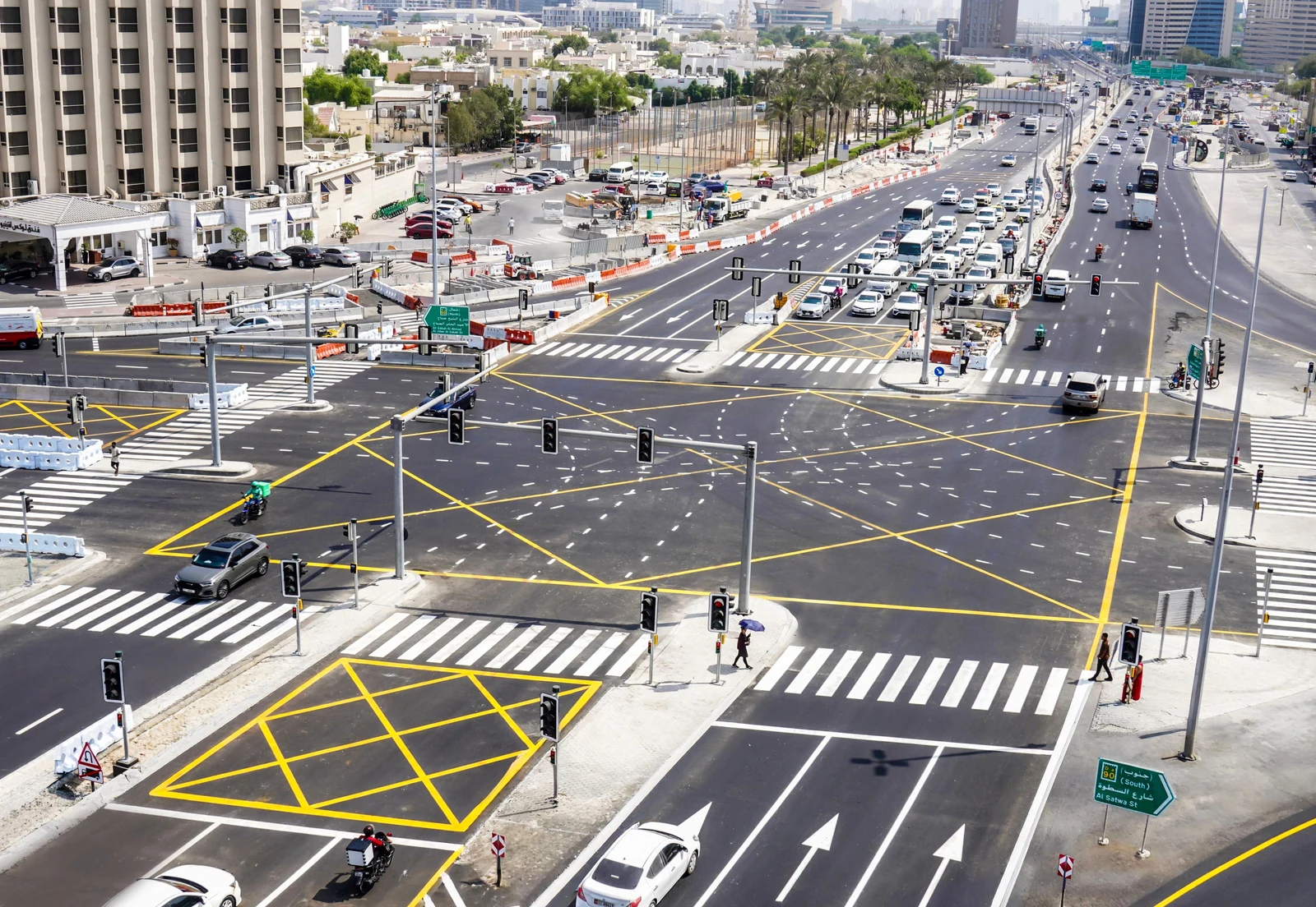 Dubaï achève la modernisation du carrefour d’Al Satwa, la RTA faisant état de temps d’attente réduits aux heures de pointe