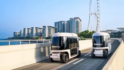 Dubai begins four-week Bluewaters trial of autonomous electric pod transit